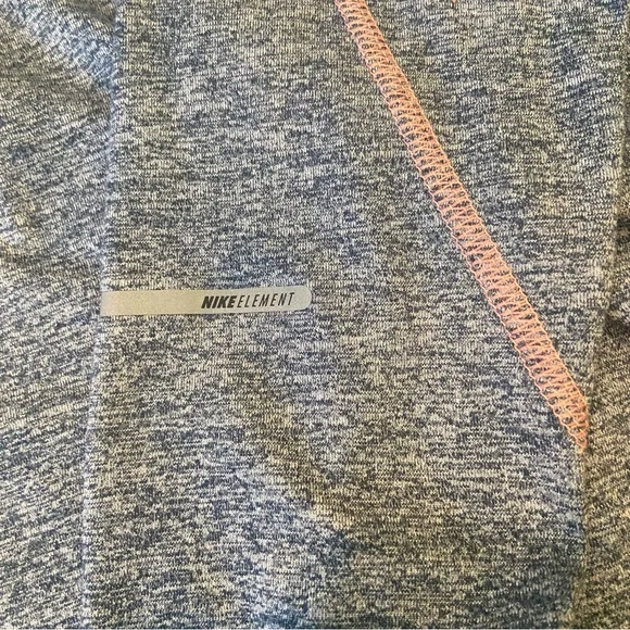 Nike Gray and Orange ladies Sz S 3/4 zip running dry fit - Picture 5 of 11